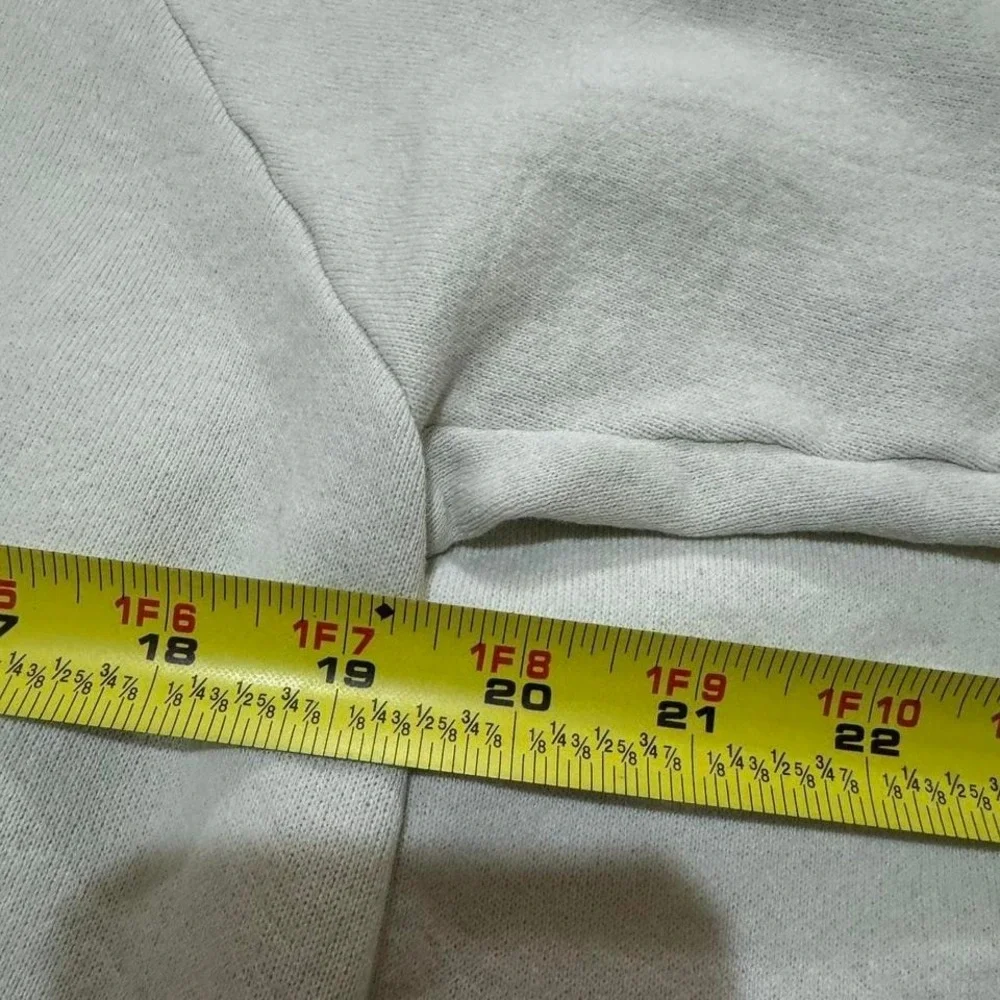 Vintage Native American Men's Sweatshirt 90s Wildlife White Crewneck Size L‎ - Picture 7 of 8
